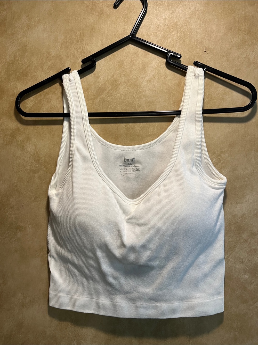 White Ribbed V-Neck Tank Top - Classic Women’s Layering Piece